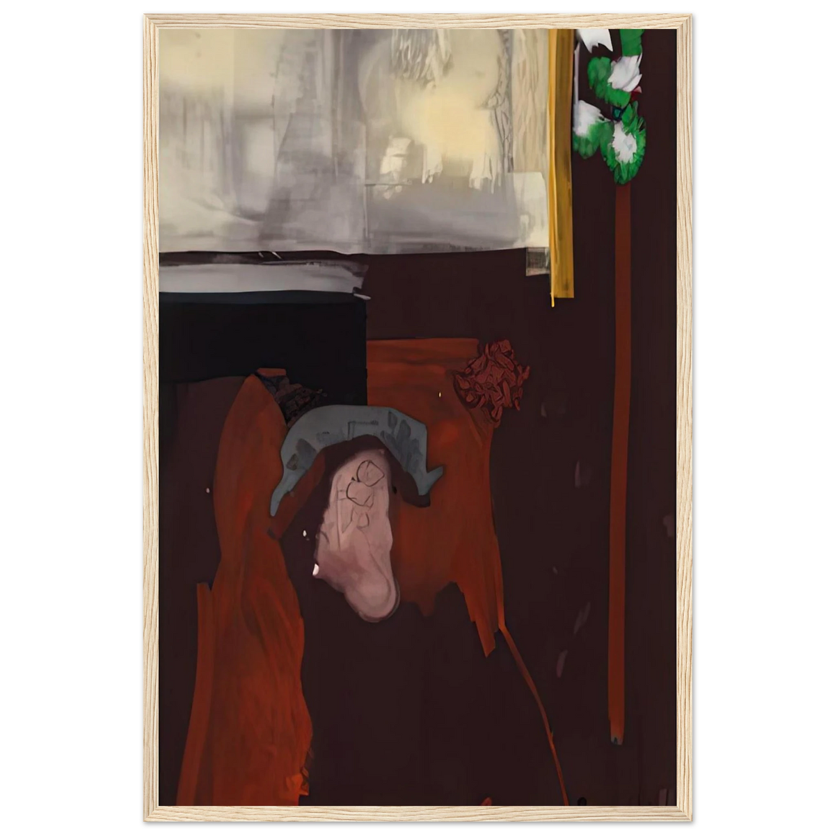 The Widow of Fantin Latour, 1988- Framed Poster | Helen Frankenthaler Framed Prints Wall Art | Frankenthaler Helen