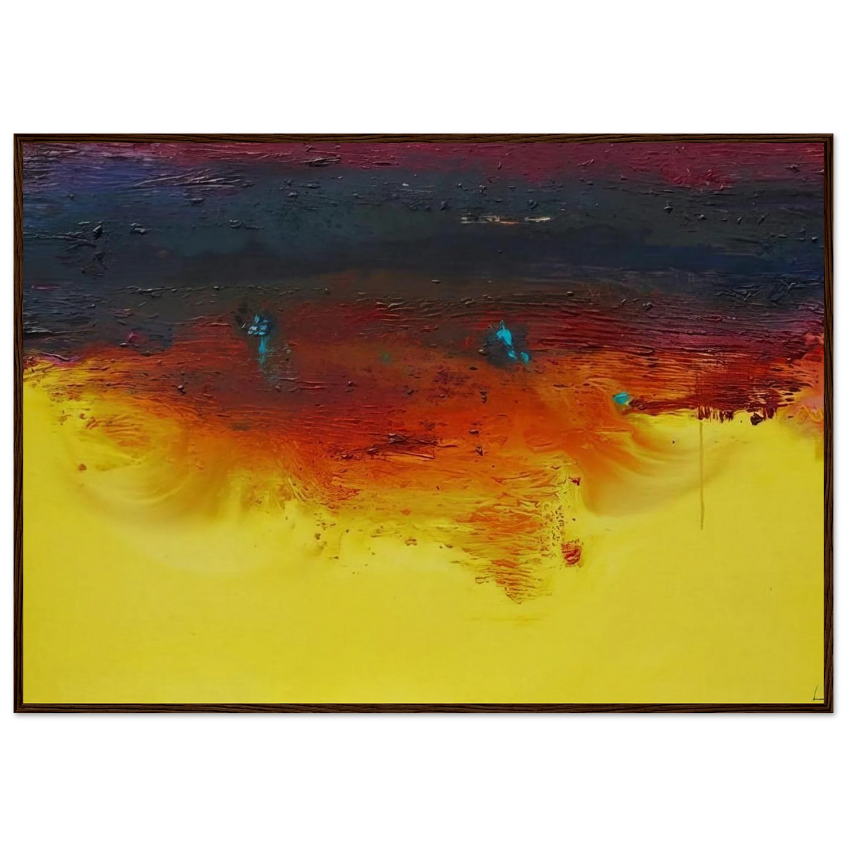 Adirondacks - 1992 Framed Poster | Helen Frankenthaler Framed Prints Wall Art | Frankenthaler Helen
