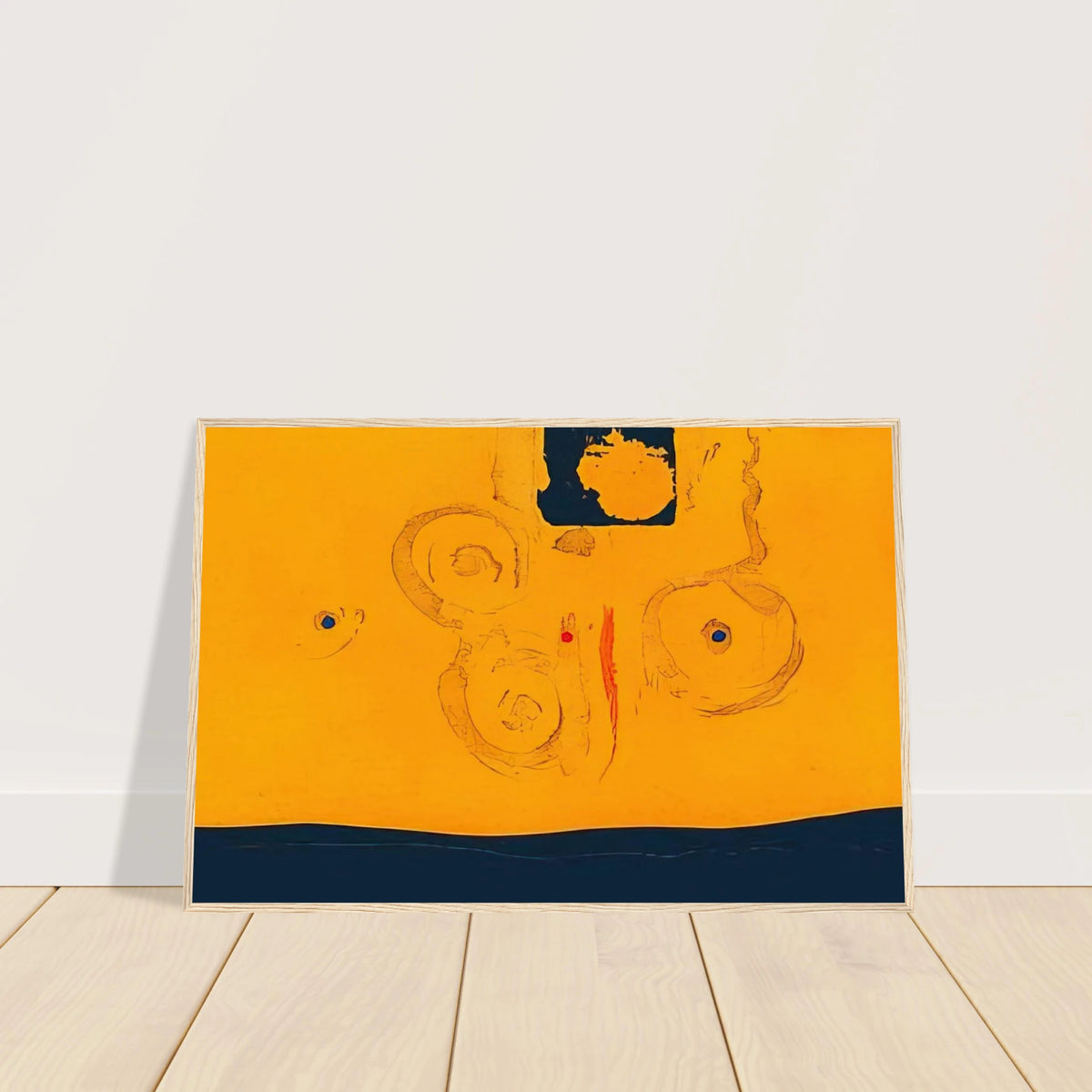 Plaza Real - 1988 Framed Poster | Helen Frankenthaler Framed Prints Wall Art | Frankenthaler Helen