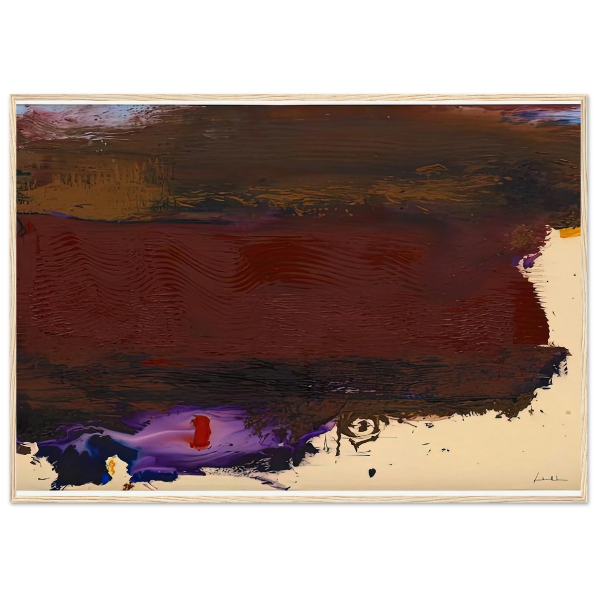 Requiem, 1992- Framed Poster | Helen Frankenthaler Framed Prints Wall Art | Frankenthaler Helen