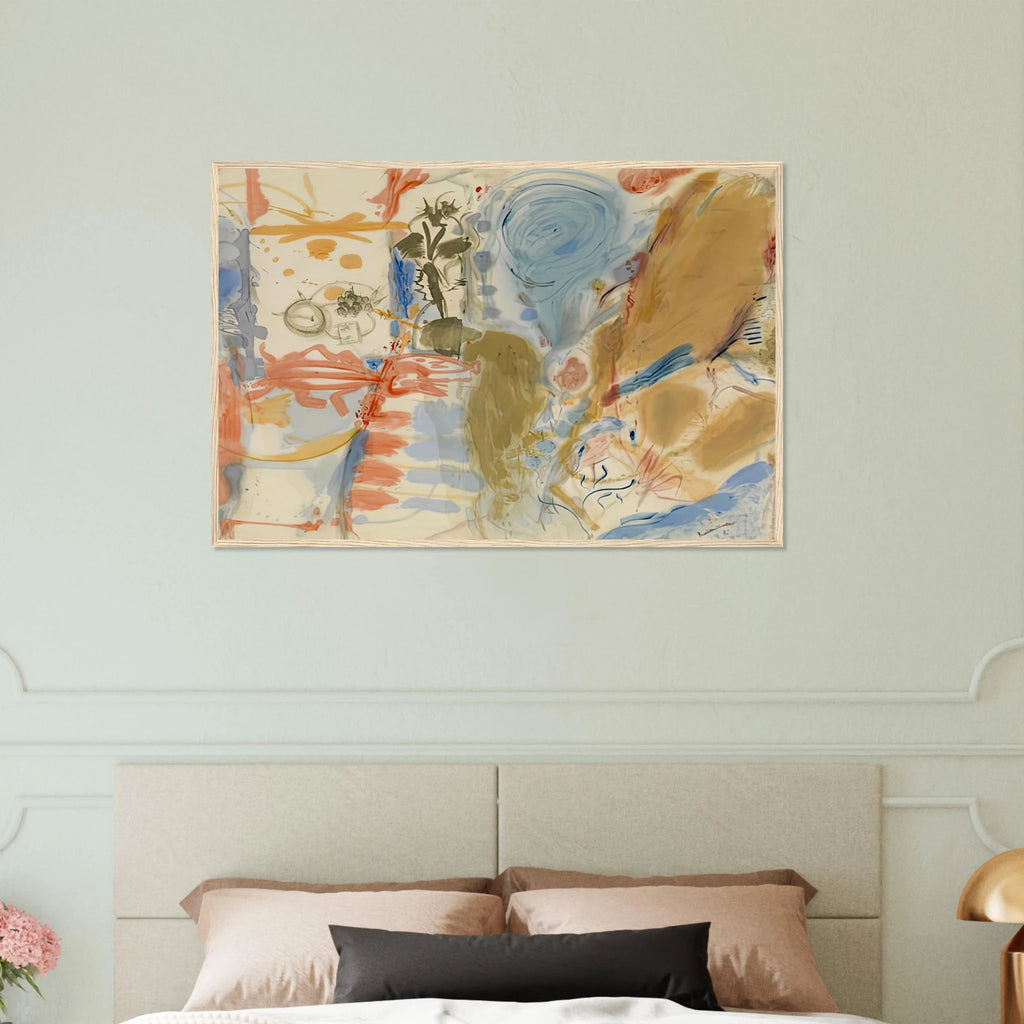 Western Dream, 1957- Framed Poster | Helen Frankenthaler Framed Prints Wall Art | Frankenthaler Helen