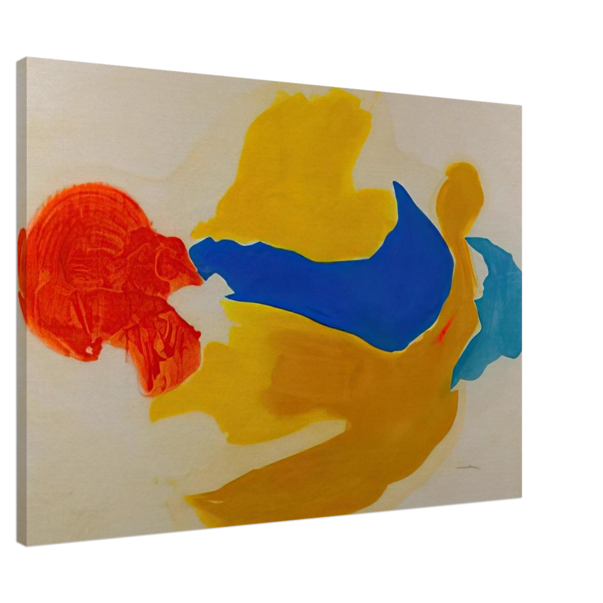 Blue Jay - 1963  United States Canvas | Helen Frankenthaler Canvas | Frankenthaler Helen