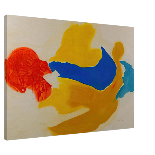 Blue Jay - 1963  United States Canvas | Helen Frankenthaler Canvas | Frankenthaler Helen