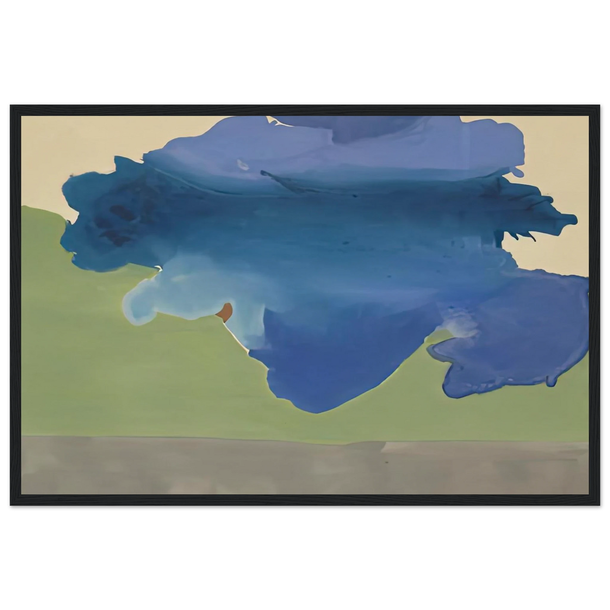 The Bay, 1963- Framed Poster | Helen Frankenthaler Framed Prints Wall Art | Frankenthaler Helen