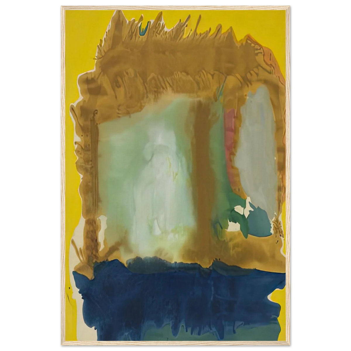 Milkwood Arcade, 1963- Framed Poster | Helen Frankenthaler Framed Prints Wall Art | Frankenthaler Helen