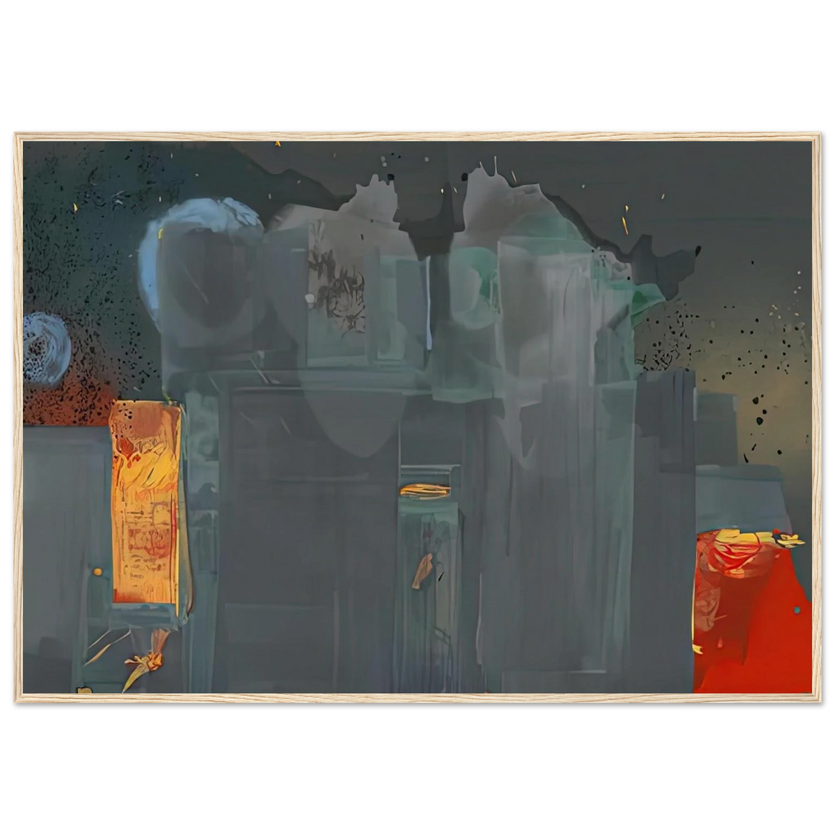 Janus, 1990- Framed Poster | Helen Frankenthaler Framed Prints Wall Art | Frankenthaler Helen
