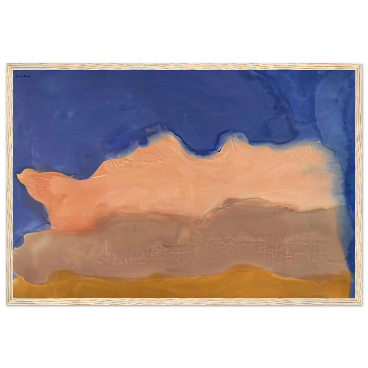 Moontide, 1968- Framed Poster | Helen Frankenthaler Framed Prints Wall Art | Frankenthaler Helen
