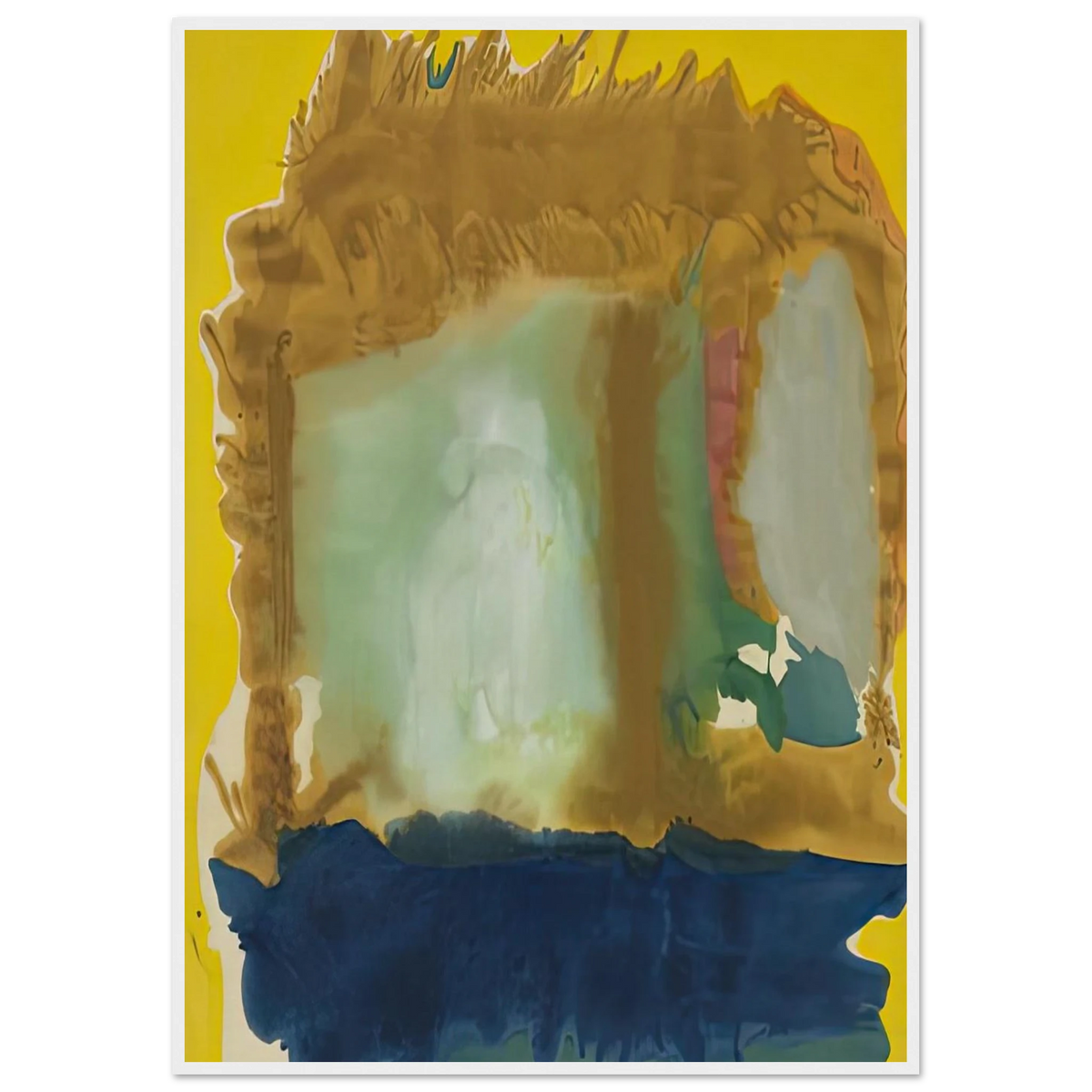 Milkwood Arcade, 1963- Framed Poster | Helen Frankenthaler Framed Prints Wall Art | Frankenthaler Helen