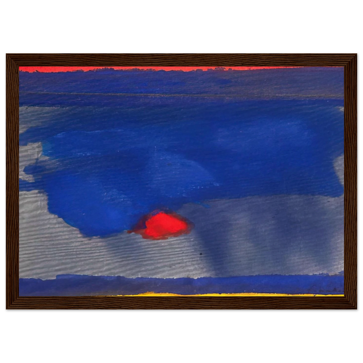 Provincetown - 1964 Framed Poster | Helen Frankenthaler Framed Prints Wall Art | Frankenthaler Helen