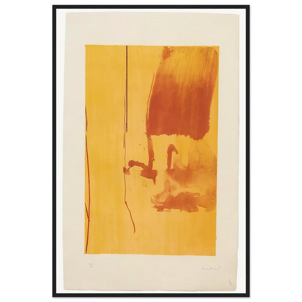 Harvest - 1976 Framed Poster | Helen Frankenthaler Framed Prints Wall Art | Frankenthaler Helen