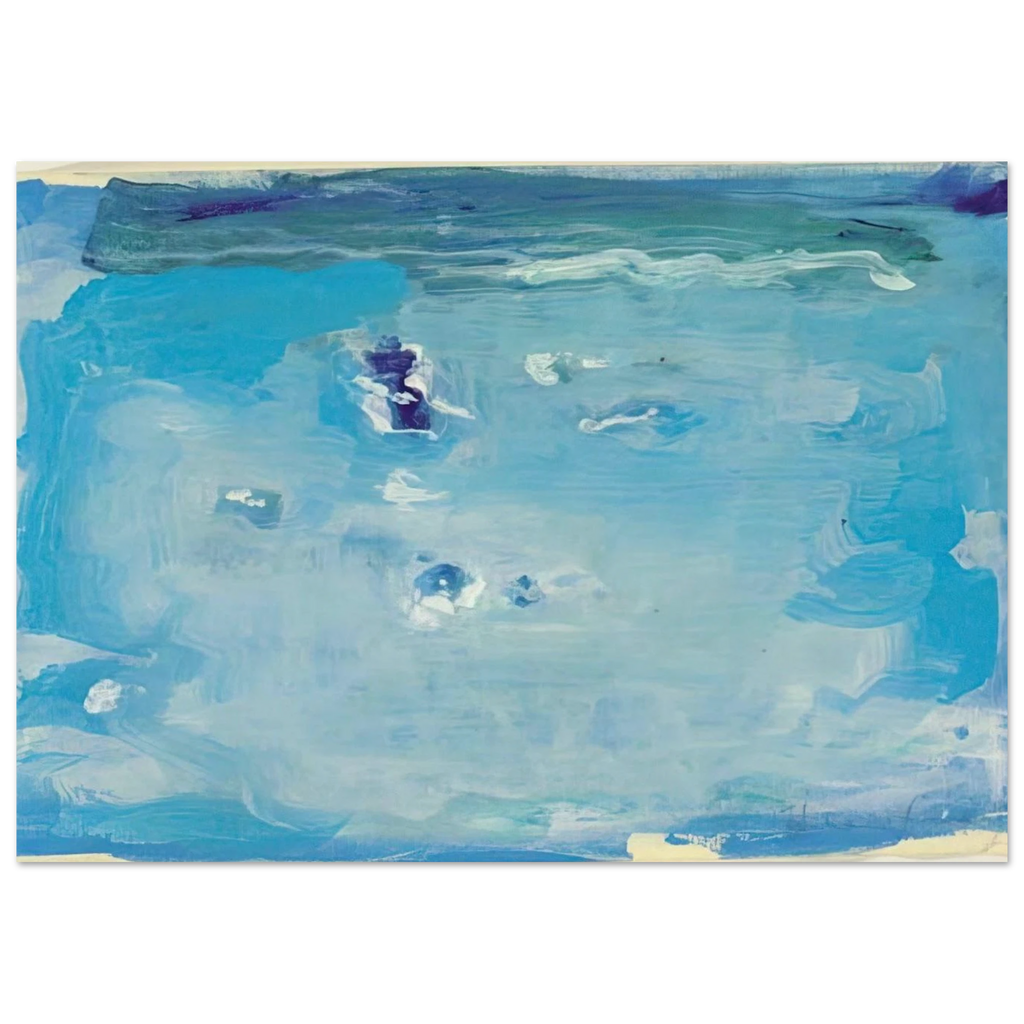 Untitled - Color Field Painting, Lyrical Abstraction Poster | Helen Frankenthaler Poster | Frankenthaler Helen