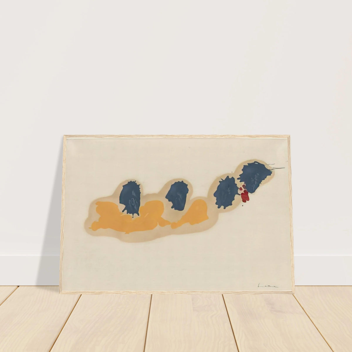 April IV - 1960 Framed Poster | Helen Frankenthaler Framed Prints Wall Art | Frankenthaler Helen