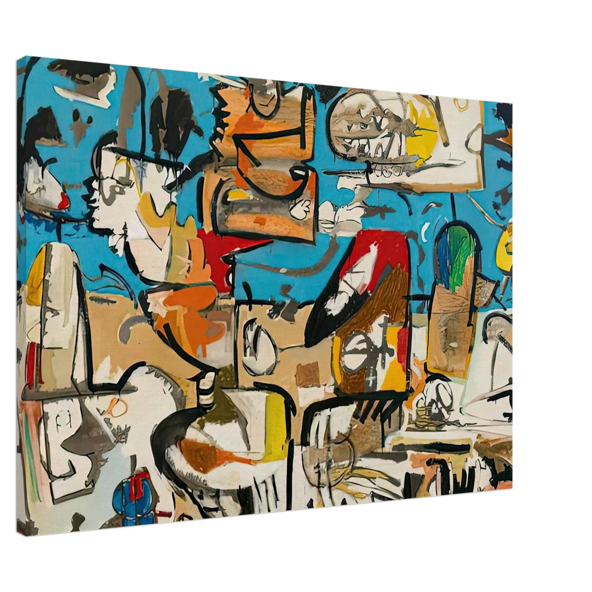 Untitled, 1951- Canvas | Helen Frankenthaler Canvas | Frankenthaler Helen