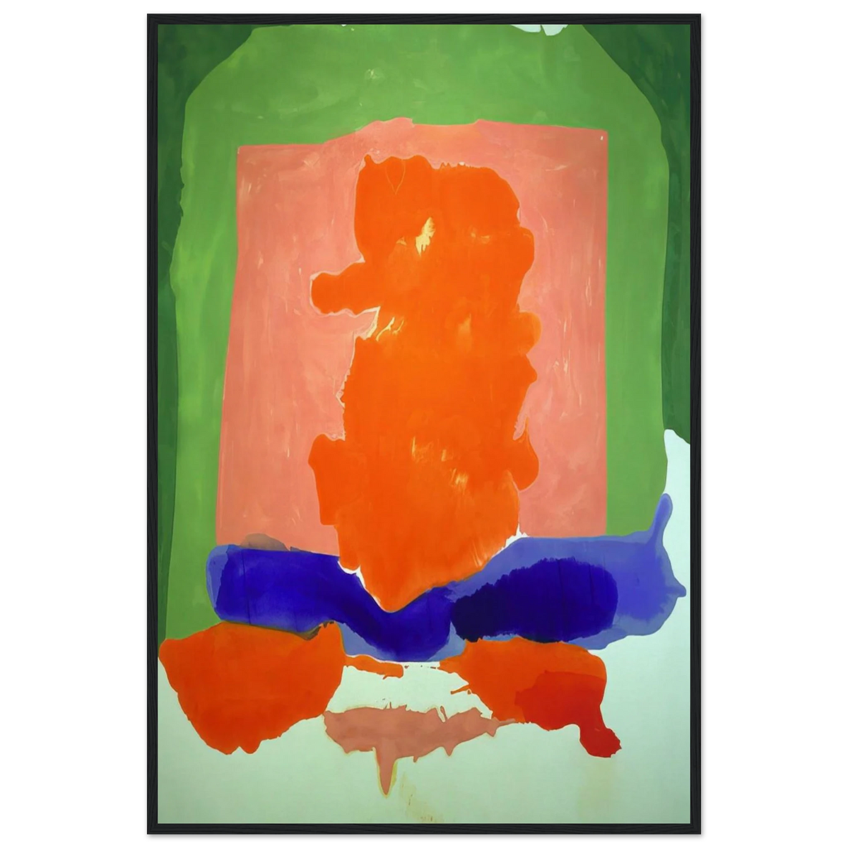 Small s Paradise - 1964 Framed Poster | Helen Frankenthaler Framed Prints Wall Art | Frankenthaler Helen