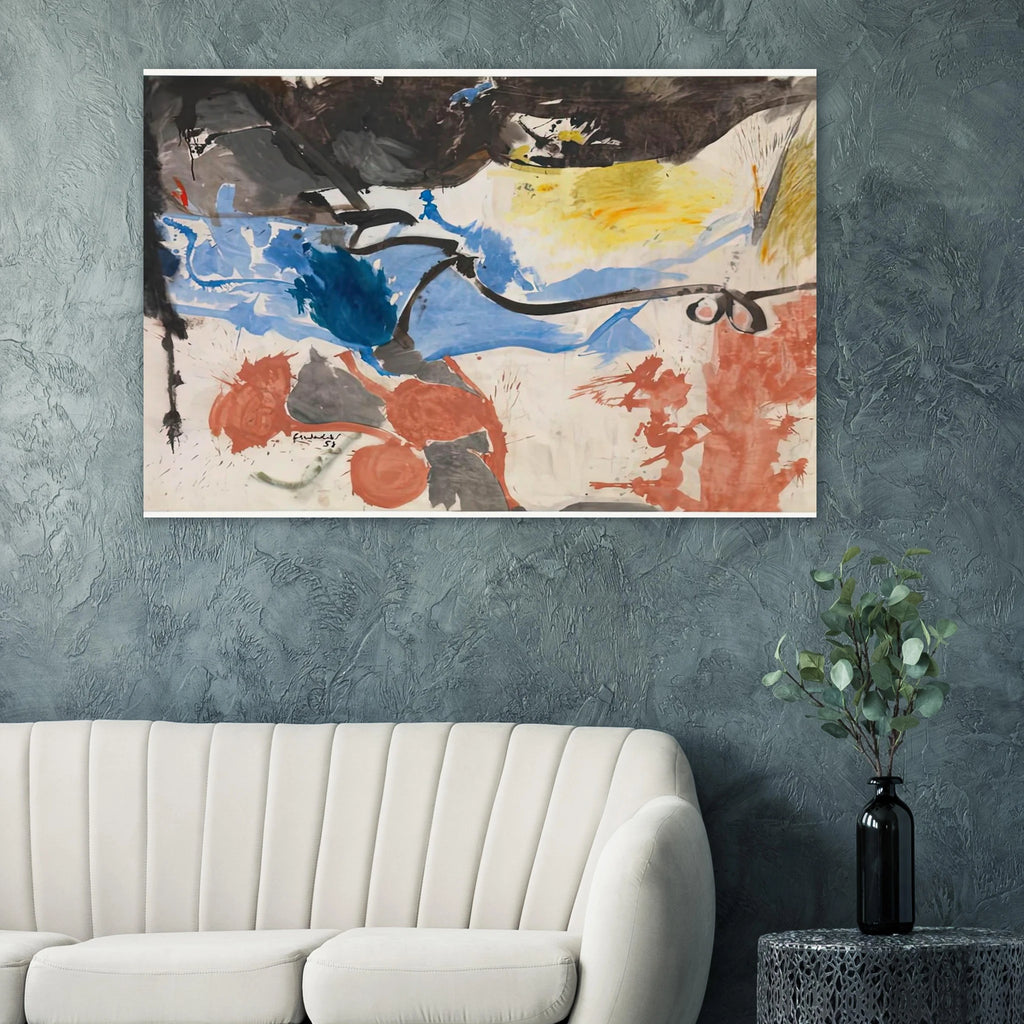 Hotel Cro-Magnon, 1958- Poster | Helen Frankenthaler Poster | Frankenthaler Helen