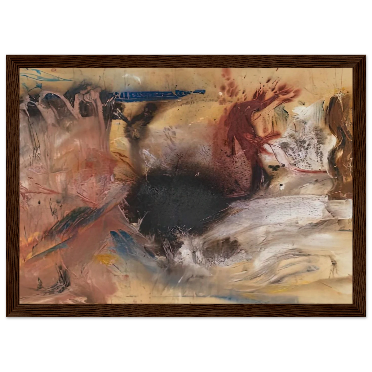 Sun Spot, 1954- Framed Poster | Helen Frankenthaler Framed Prints Wall Art | Frankenthaler Helen