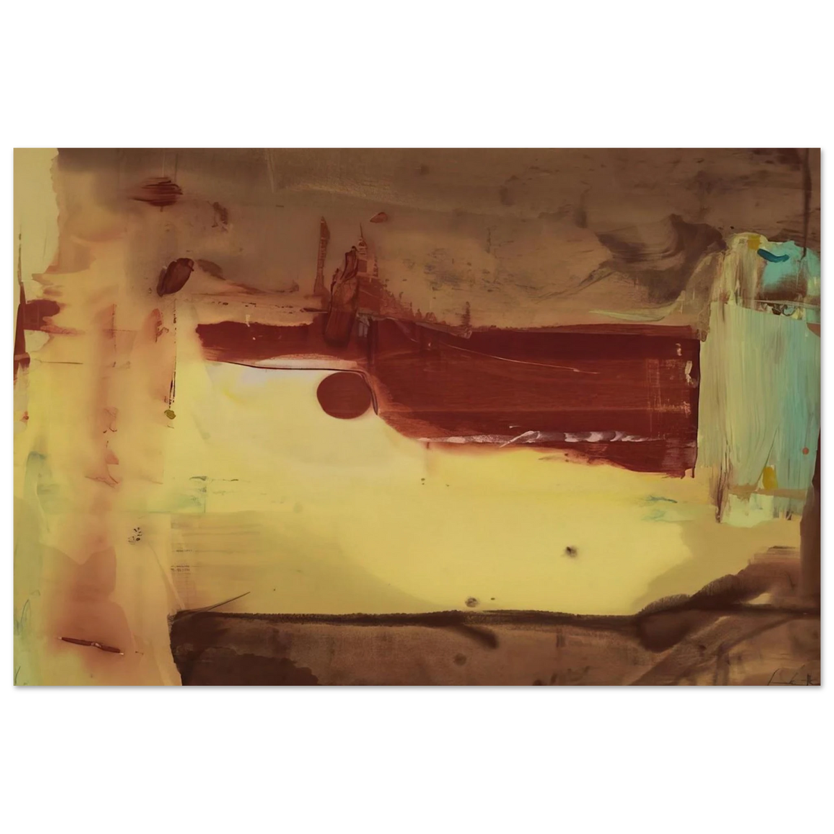 Desert Pass - 1976 Poster | Helen Frankenthaler Poster | Frankenthaler Helen
