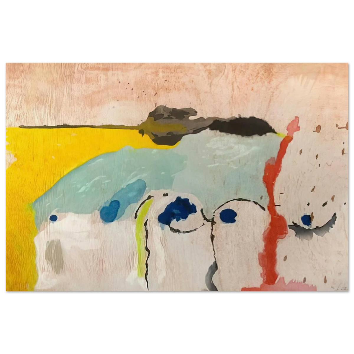 Tales of Genji I - 1998 Poster | Helen Frankenthaler Poster | Frankenthaler Helen
