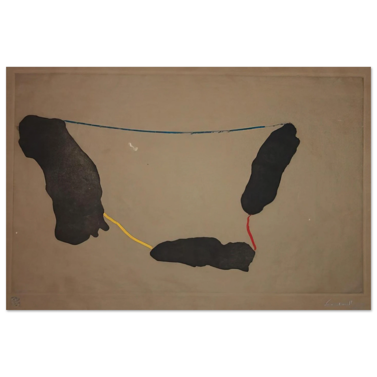 Connected By Joy - 1973 Poster | Helen Frankenthaler Poster | Frankenthaler Helen