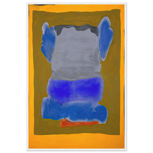Buddha s Court - 1964 Framed Poster | Helen Frankenthaler Framed Prints Wall Art | Frankenthaler Helen