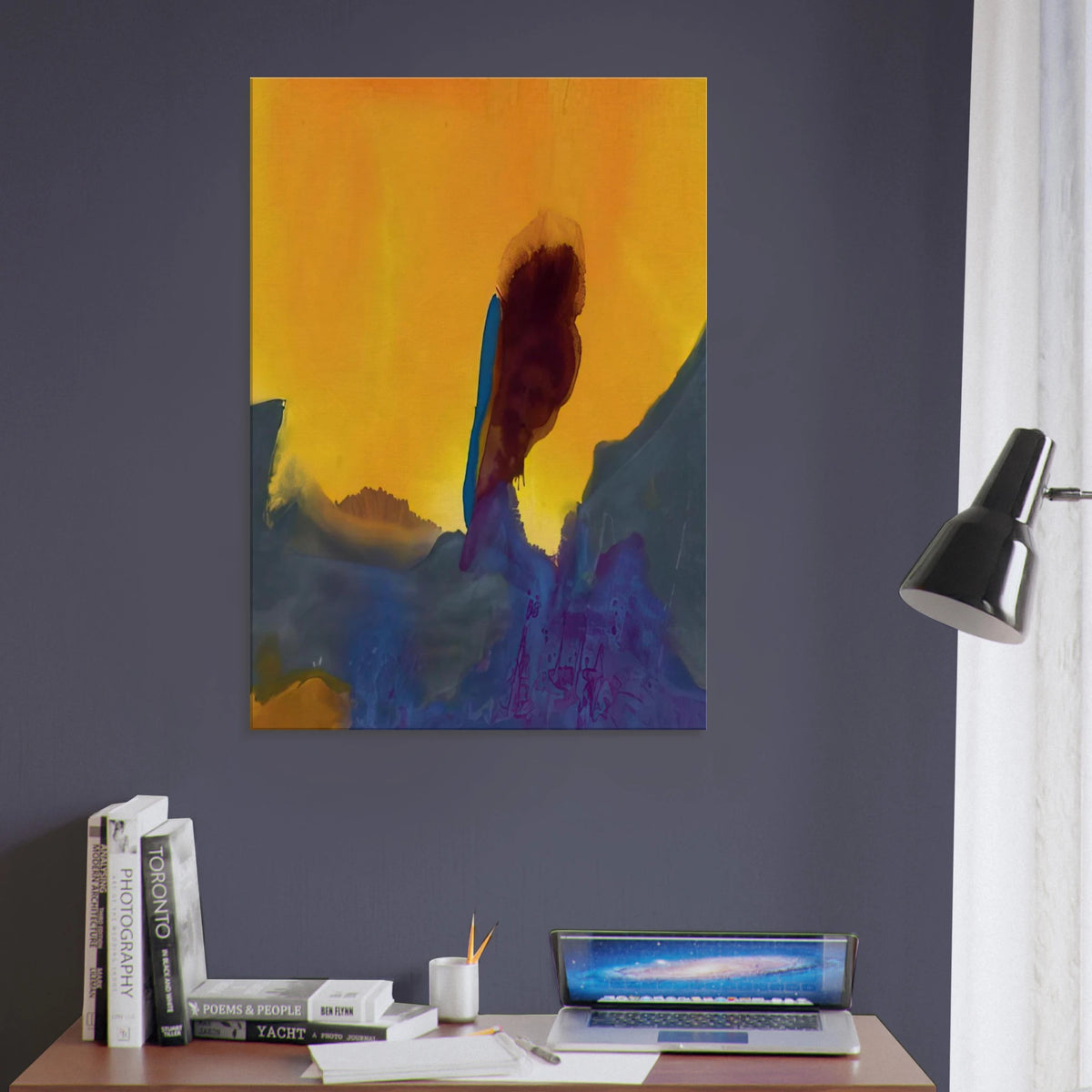 Glow II - 1968 Canvas | Helen Frankenthaler Canvas | Frankenthaler Helen