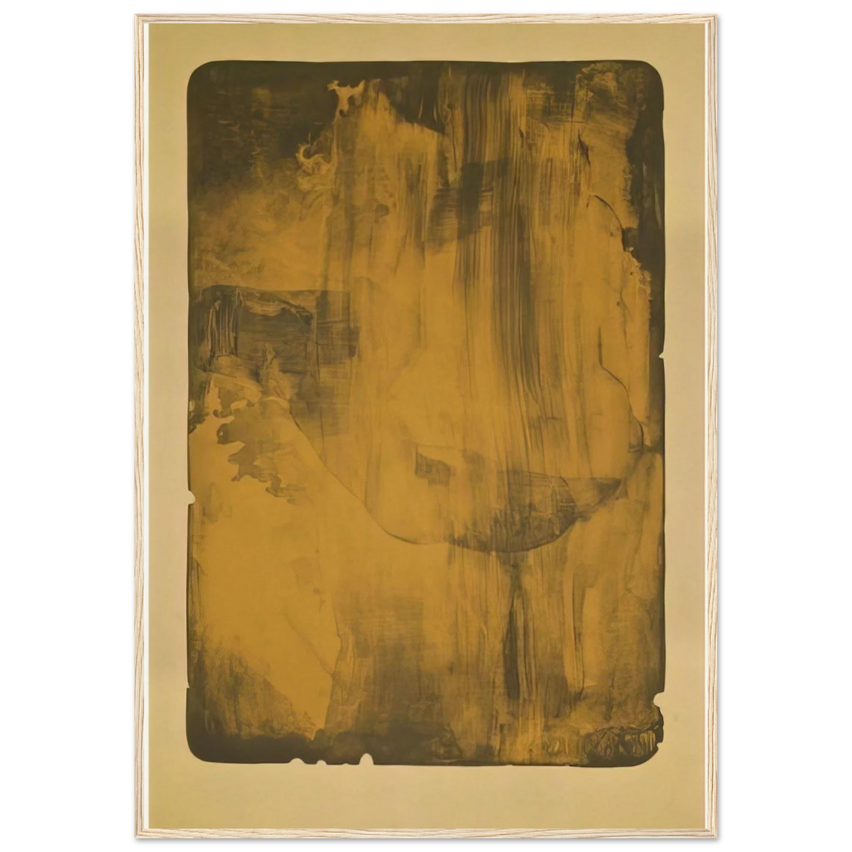 Bronze Smoke - 1978 Framed Poster | Helen Frankenthaler Framed Prints Wall Art | Frankenthaler Helen