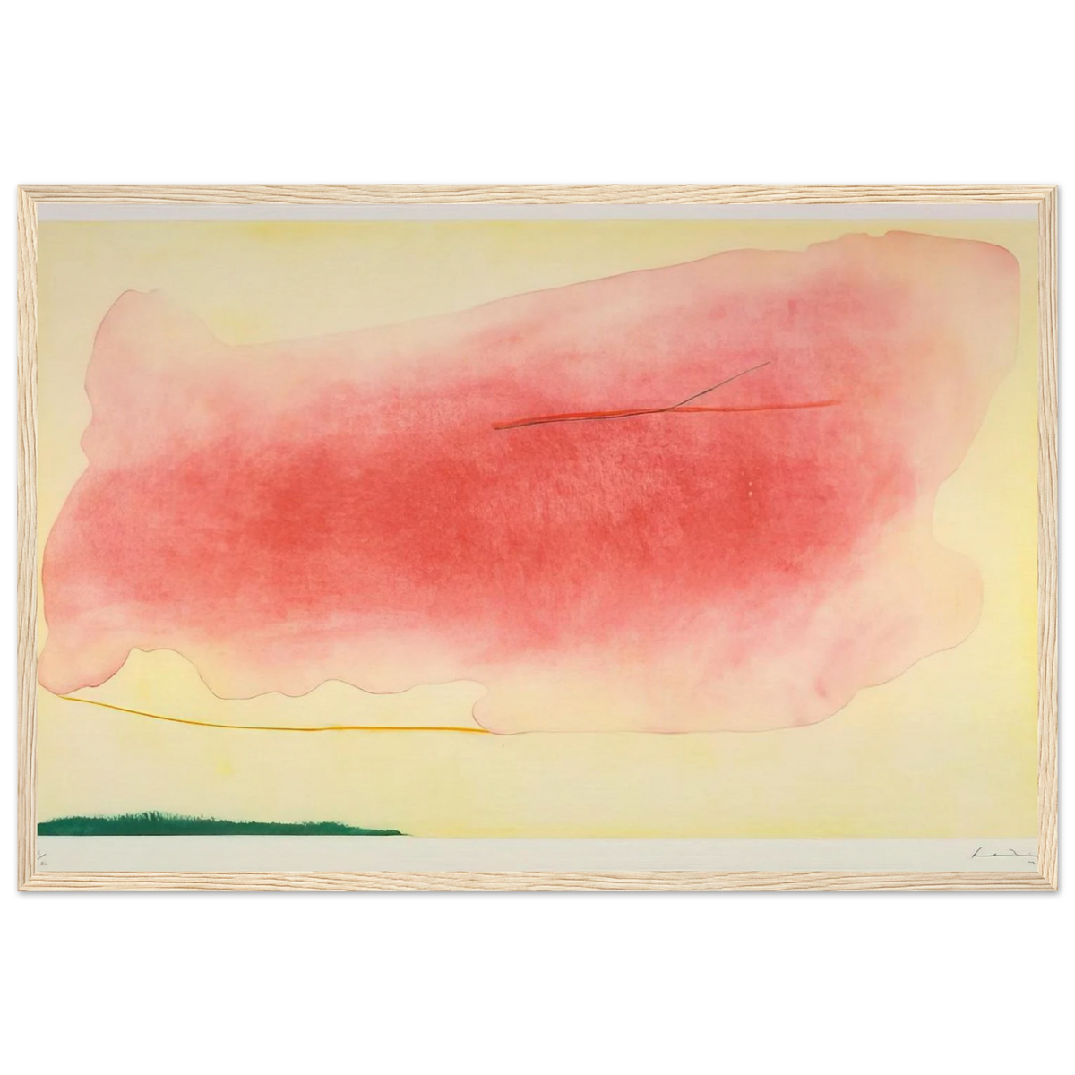 Nepenthe - 1972 Framed Poster | Helen Frankenthaler Framed Prints Wall Art | Frankenthaler Helen