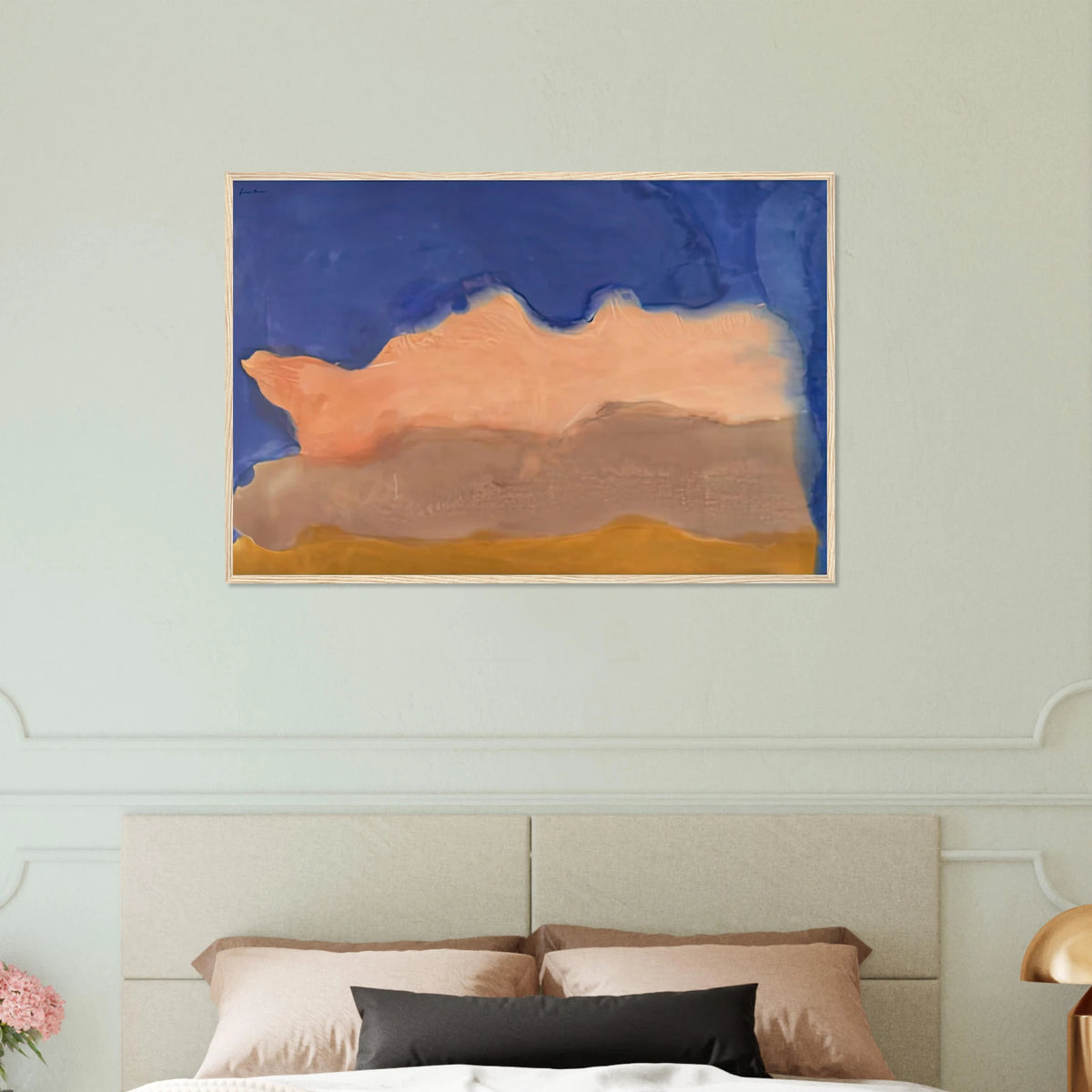 Moontide, 1968- Framed Poster | Helen Frankenthaler Framed Prints Wall Art | Frankenthaler Helen
