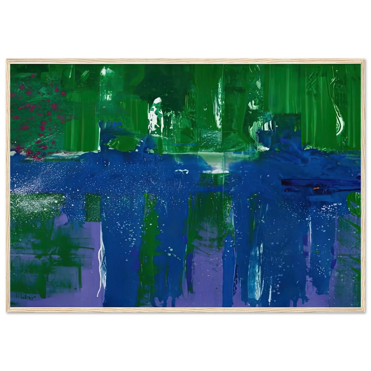 Grotto, 1990- Framed Poster | Helen Frankenthaler Framed Prints Wall Art | Frankenthaler Helen