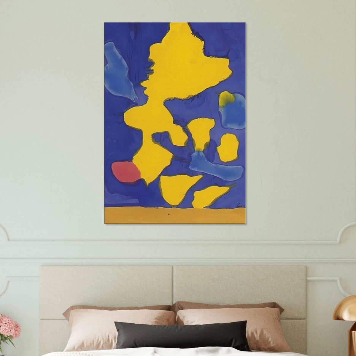 Saturn Revisited - 1964 Canvas | Helen Frankenthaler Canvas | Frankenthaler Helen