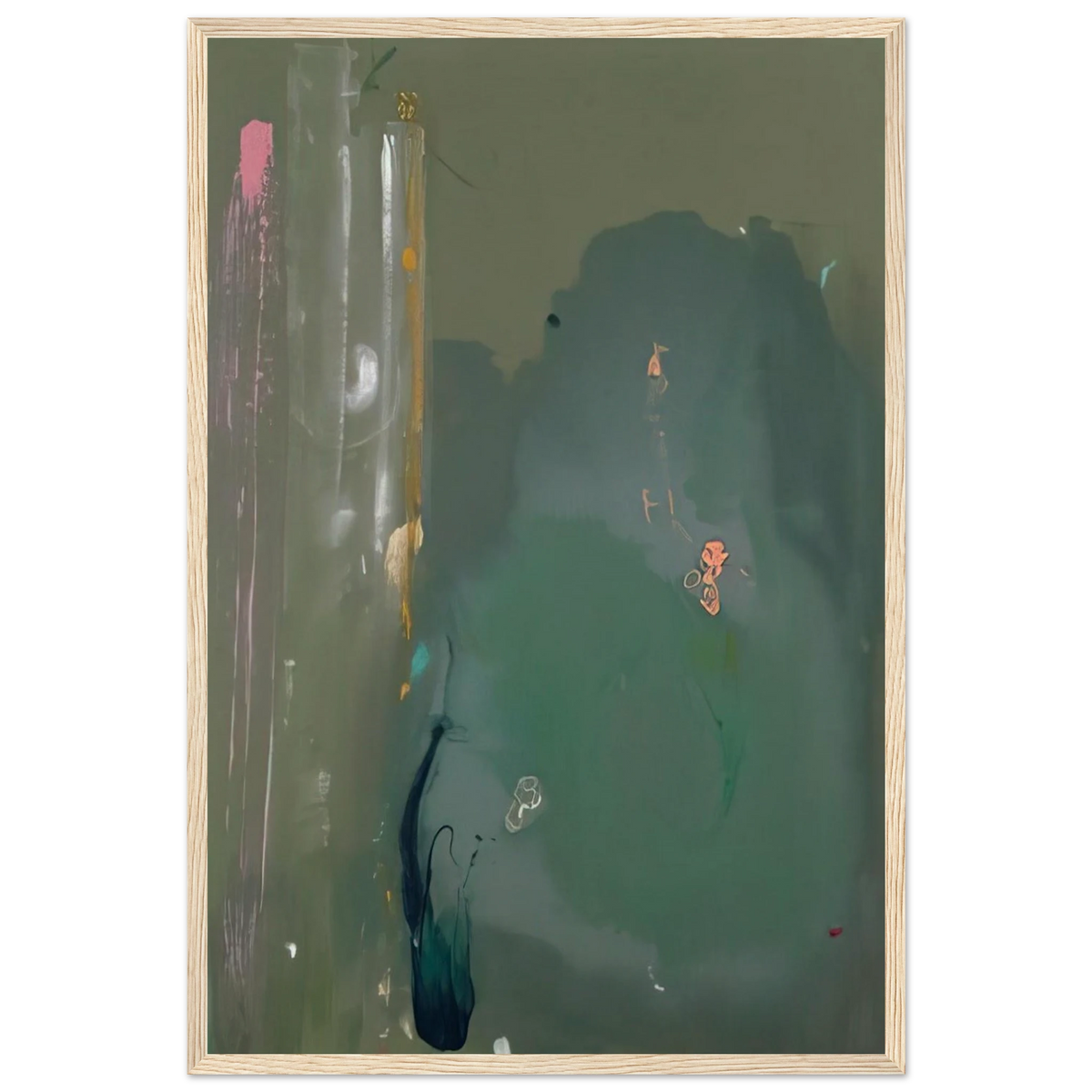 Côte d Argent - 1980 Framed Poster | Helen Frankenthaler Framed Prints Wall Art | Frankenthaler Helen