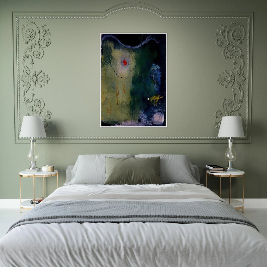 The Other Side of the Moon - 1995 Framed Poster | Helen Frankenthaler Framed Prints Wall Art | Frankenthaler Helen