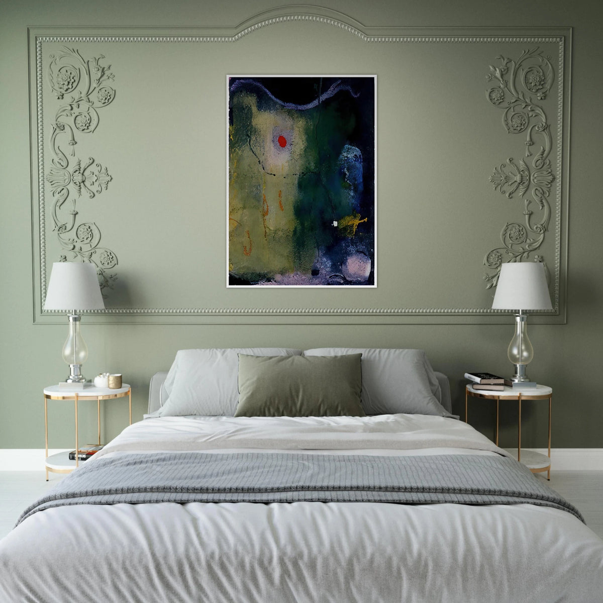 The Other Side of the Moon - 1995 Framed Poster | Helen Frankenthaler Framed Prints Wall Art | Frankenthaler Helen