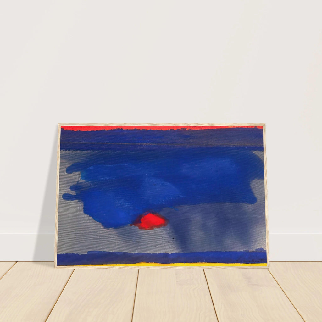 Provincetown - 1964 Framed Poster | Helen Frankenthaler Framed Prints Wall Art | Frankenthaler Helen