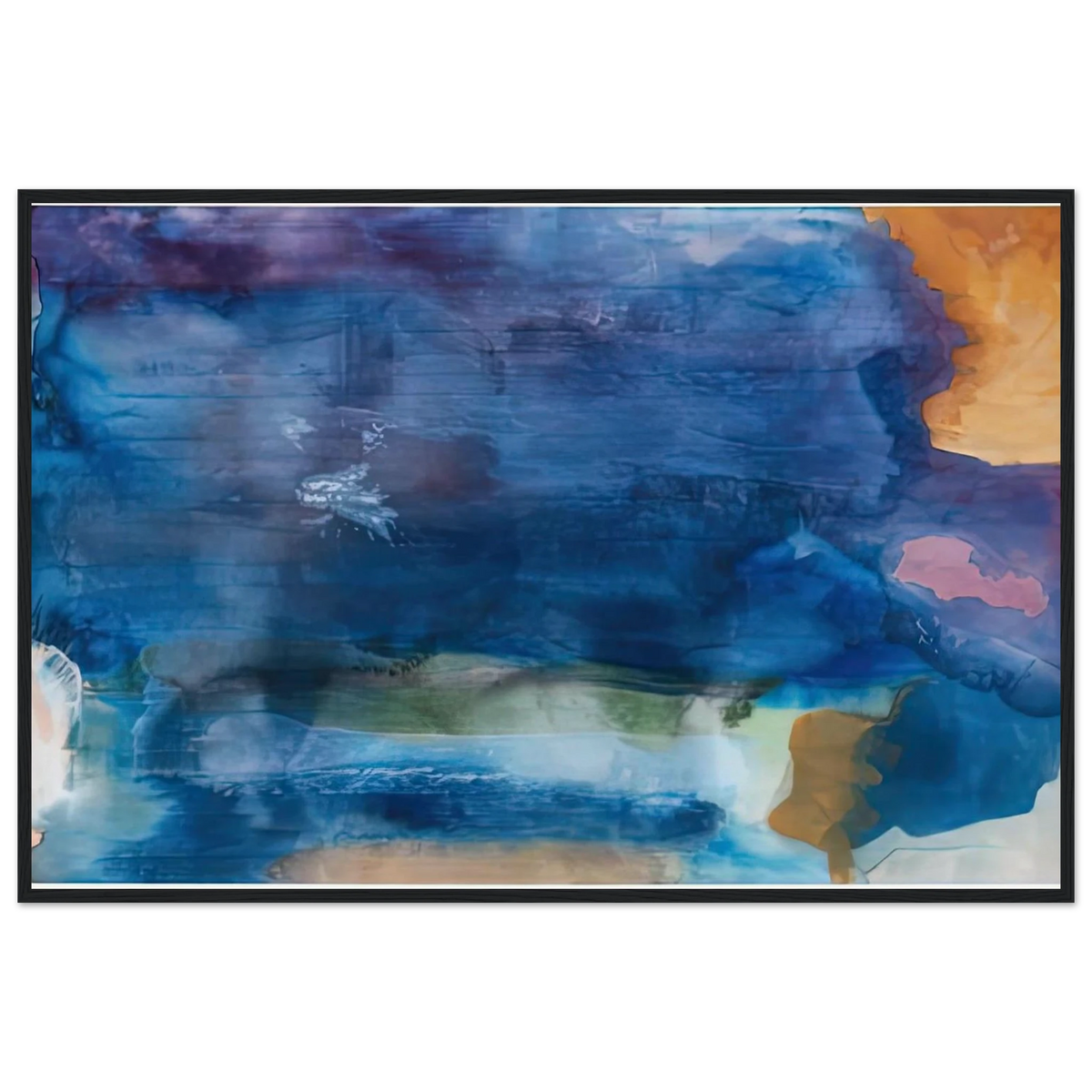 Riverhead, 1963-64- Framed Poster | Helen Frankenthaler Framed Prints Wall Art | Frankenthaler Helen