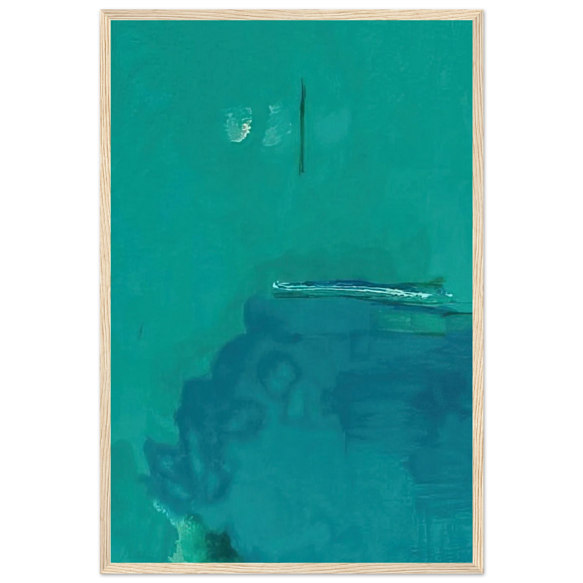 Contentment Island - 2004 Framed Poster | Helen Frankenthaler Framed Prints Wall Art | Frankenthaler Helen