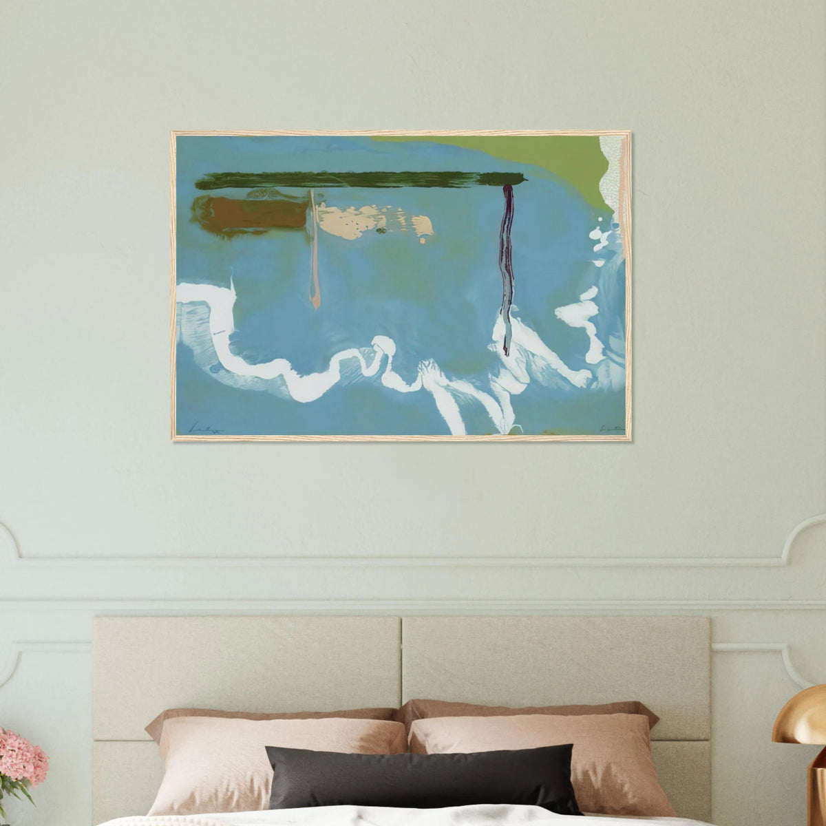 Skywriting - 1997 Framed Poster | Helen Frankenthaler Framed Prints Wall Art | Frankenthaler Helen