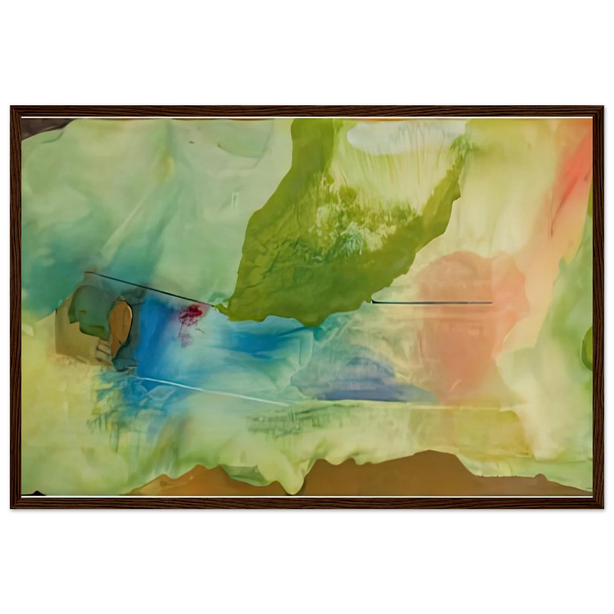 Hint from Bassano, 1973- Framed Poster | Helen Frankenthaler Framed Prints Wall Art | Frankenthaler Helen
