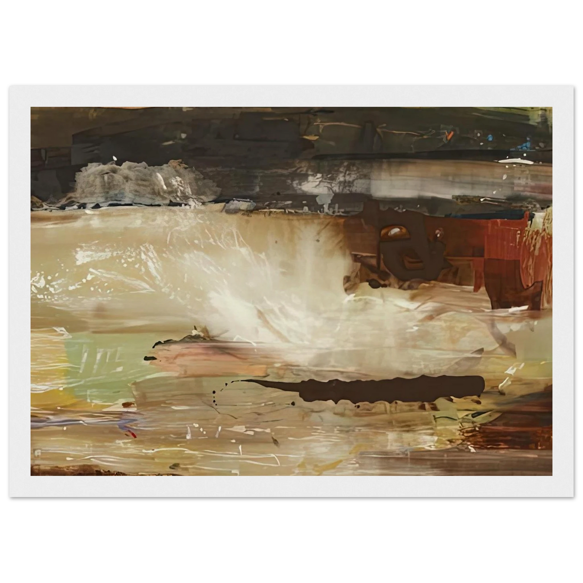 For E.M., 1981- Framed Poster | Helen Frankenthaler Framed Prints Wall Art | Frankenthaler Helen