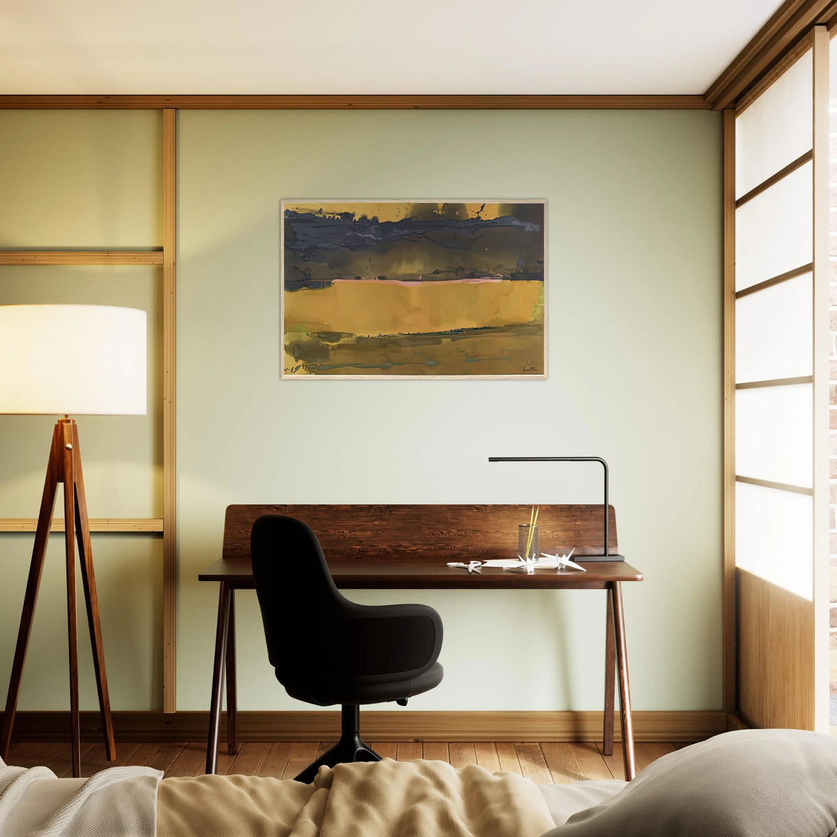 Shippan October, 1981- Framed Poster | Helen Frankenthaler Framed Prints Wall Art | Frankenthaler Helen
