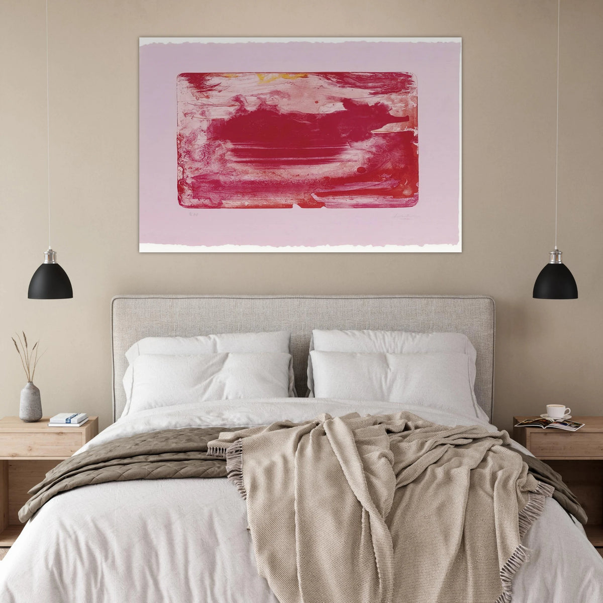 The Red Sea - 1982 Poster | Helen Frankenthaler Poster | Frankenthaler Helen