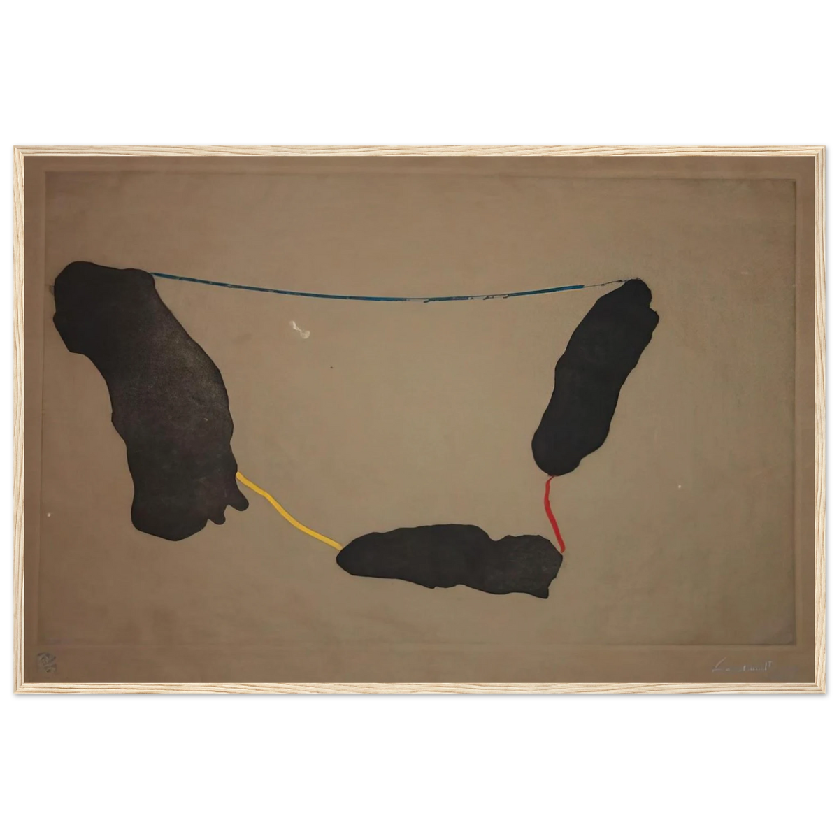 Connected By Joy - 1973 Framed Poster | Helen Frankenthaler Framed Prints Wall Art | Frankenthaler Helen
