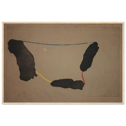 Connected By Joy - 1973 Framed Poster | Helen Frankenthaler Framed Prints Wall Art | Frankenthaler Helen