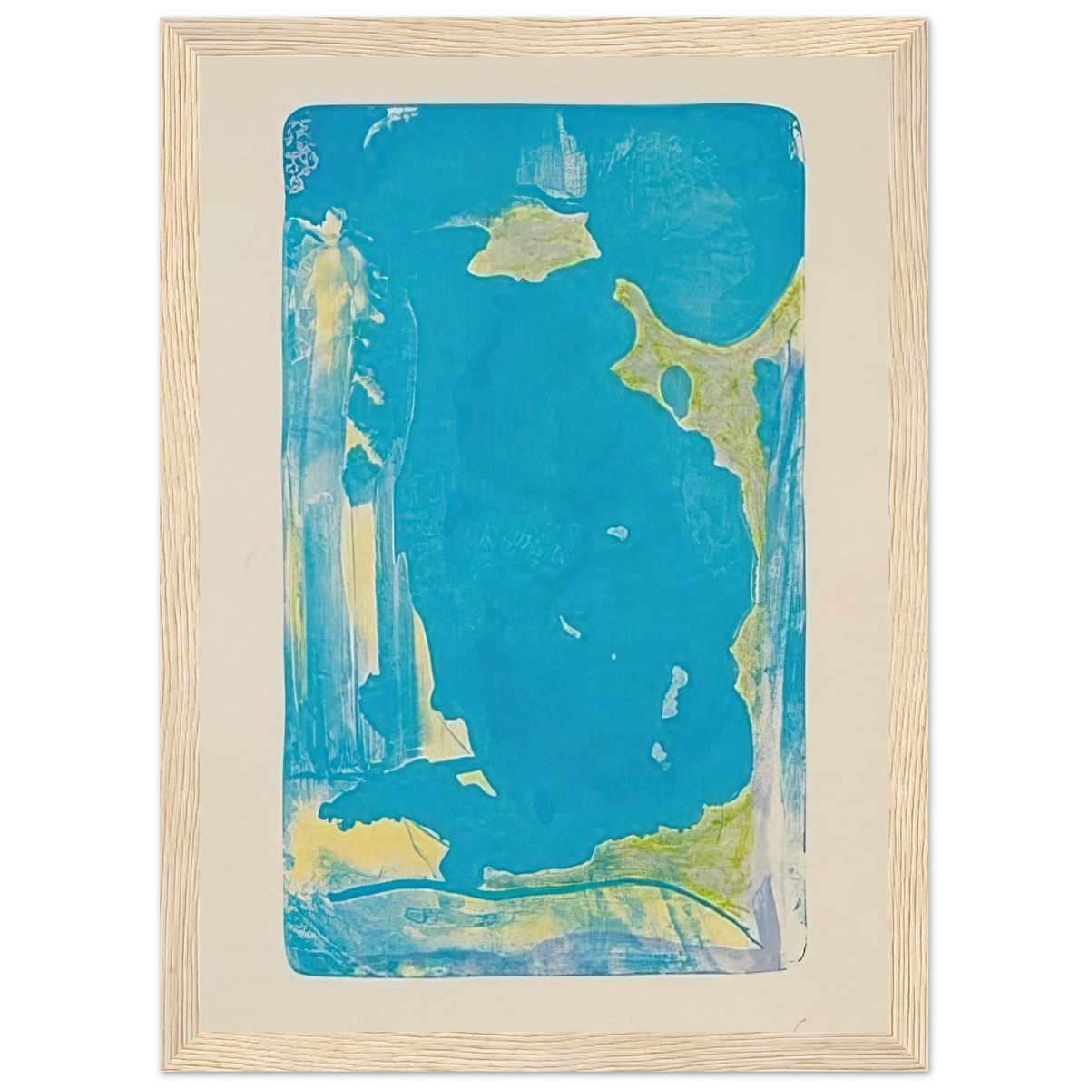 Reflections IV - 1995 Framed Poster | Helen Frankenthaler Framed Prints Wall Art | Frankenthaler Helen