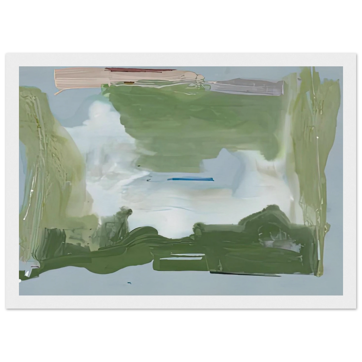 Lush Spring, 1975- Framed Poster | Helen Frankenthaler Framed Prints Wall Art | Frankenthaler Helen