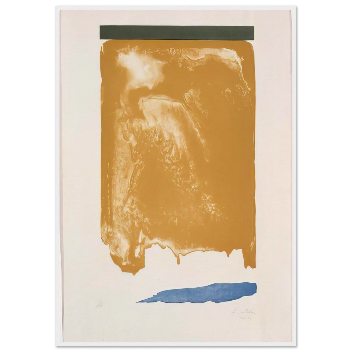 Persian Garden - 1966 Framed Poster | Helen Frankenthaler Framed Prints Wall Art | Frankenthaler Helen