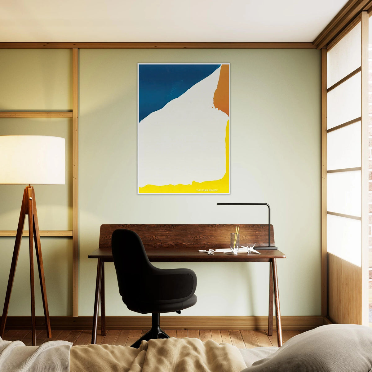 Paris Review - 1966 Framed Poster | Helen Frankenthaler Framed Prints Wall Art | Frankenthaler Helen