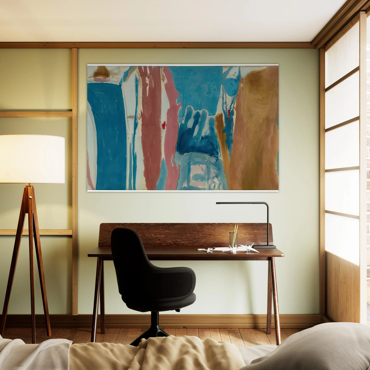 Open Wall, 1953- Poster | Helen Frankenthaler Poster | Frankenthaler Helen