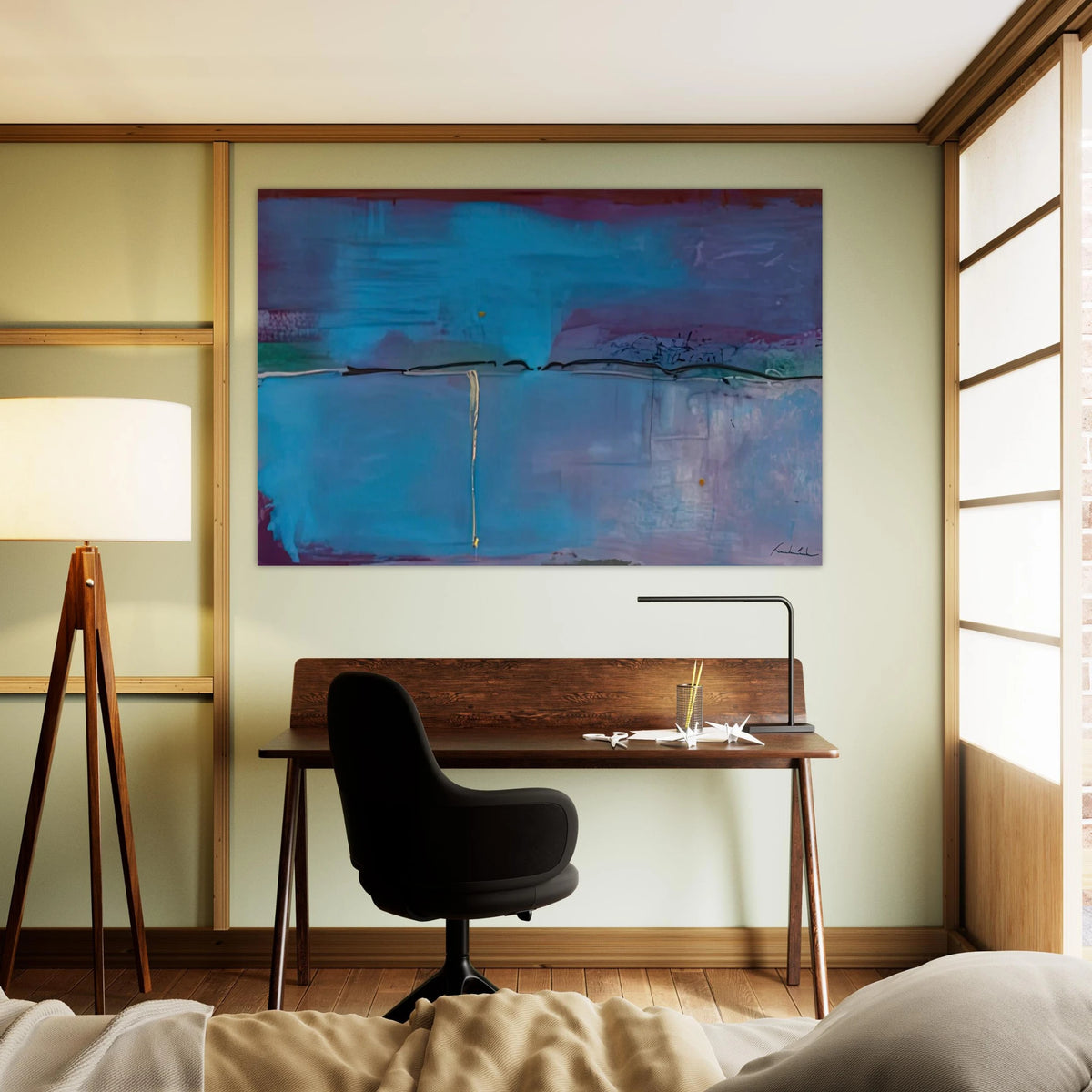 Zone Blue, 1994- Poster | Helen Frankenthaler Poster | Frankenthaler Helen