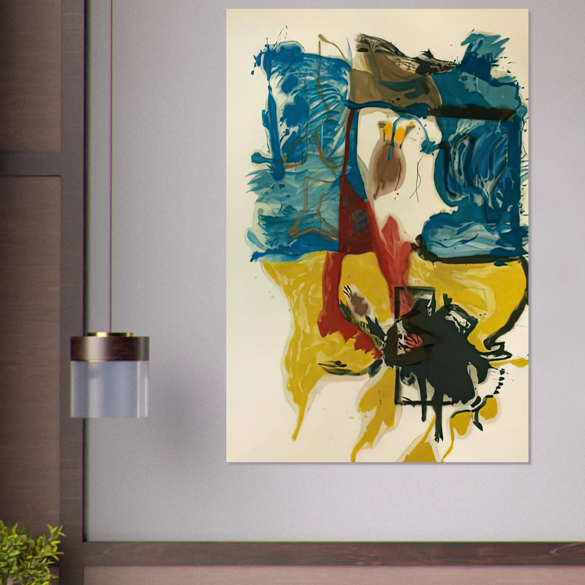 Beach Scene, 1961- Poster | Helen Frankenthaler Poster | Frankenthaler Helen